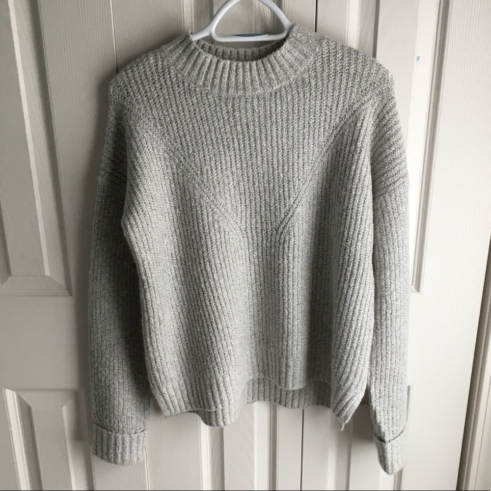 Chunky gray sweater NWOT
